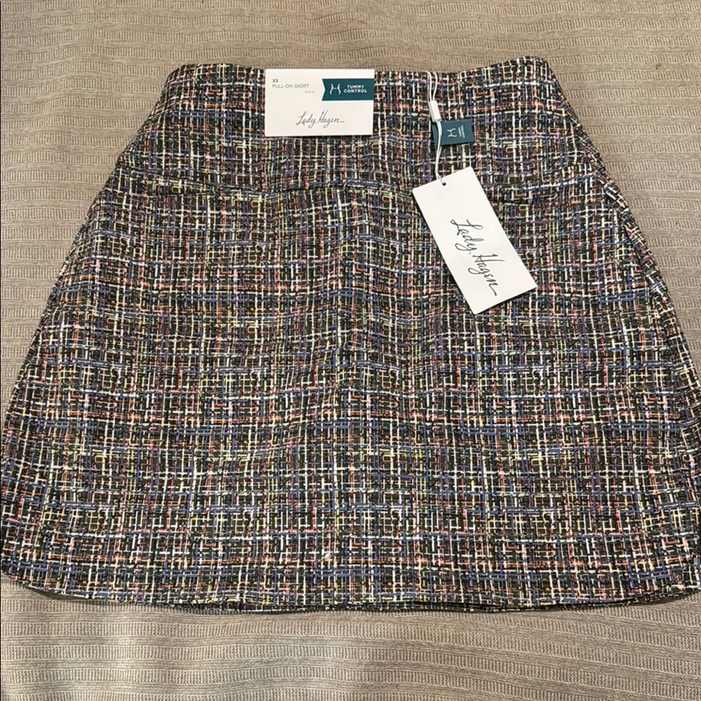 Lady Hagen Multicolor Tweed Skirt